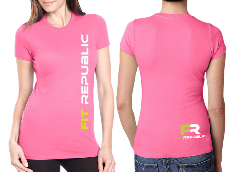 Pink Perfect T w/ Yellow & White Logo